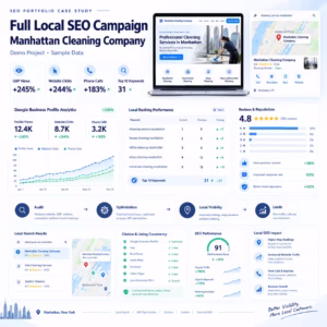 Hunt2Get local SEO portfolio project